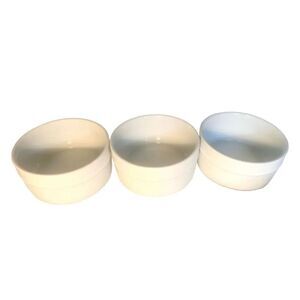 Set of  3 White  Home Trends CANOPY Fruit / Cereal Bowls